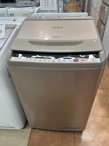 【日立 HITACHI 2017年製 BW-V100B ビートウォッシュ 10.0kg 全自動洗濯機】をお買取りさせたいただきました!! - リサイクルマートは現在冷蔵庫の買取、家具の買取強化中です！お気軽にお問い合わせください。