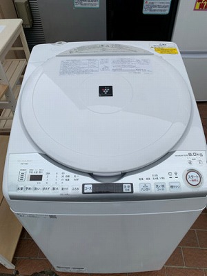 【⭐️プラズマクラスター⭐️2019年製 SHARP 8.0kg/4.5kg洗濯乾燥機 ES-TX8D-W シャープ ヒーター乾燥】お買取りしました! - リサイクルマートは現在冷蔵庫の買取、家具の買取強化中です！お気軽にお問い合わせください。