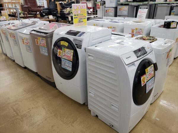 洗濯機お売りください!ドラム式、大型タイプ高価買取中!