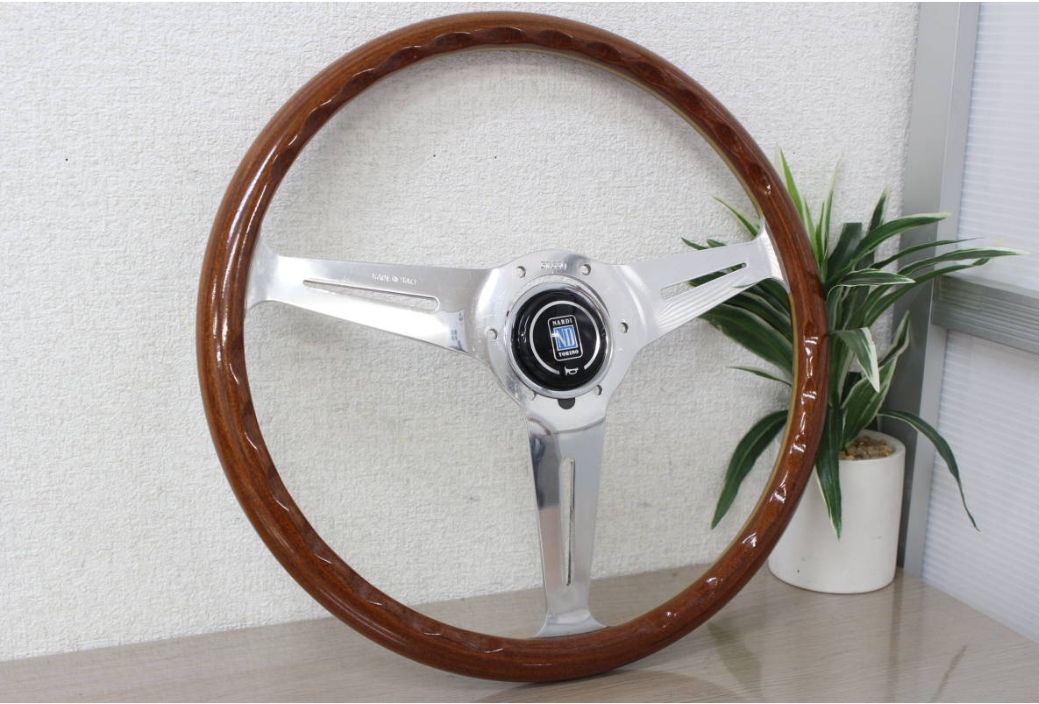 【NARDI ナルディ ND TORINO トリノ ウッドステアリング ハンドル イタリア製 直径約36cm 】お買取りしました！ - リサイクルマートは現在冷蔵庫の買取、家具の買取強化中です！お気軽にお問い合わせください。