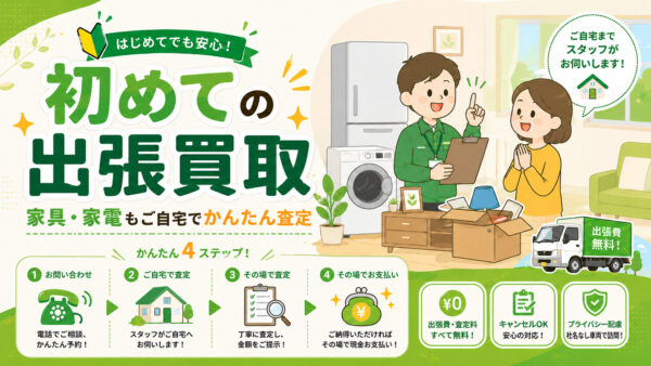 初めての出張買取「よくある質問集」