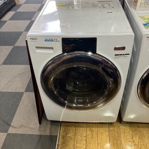 【2022年製 AQUA アクア 12/6kgドラム式洗濯乾燥機 AQW-DX12M】お買取りしました！ - リサイクルマートは現在冷蔵庫の買取、家具の買取強化中です！お気軽にお問い合わせください。