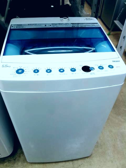 (福岡市南区)Haier/ハイアール 5.5kg洗濯機 高年式 美品 一般家電も高価買取！ - リサイクルマートは現在冷蔵庫の買取、家具の買取強化中です！お気軽にお問い合わせください。