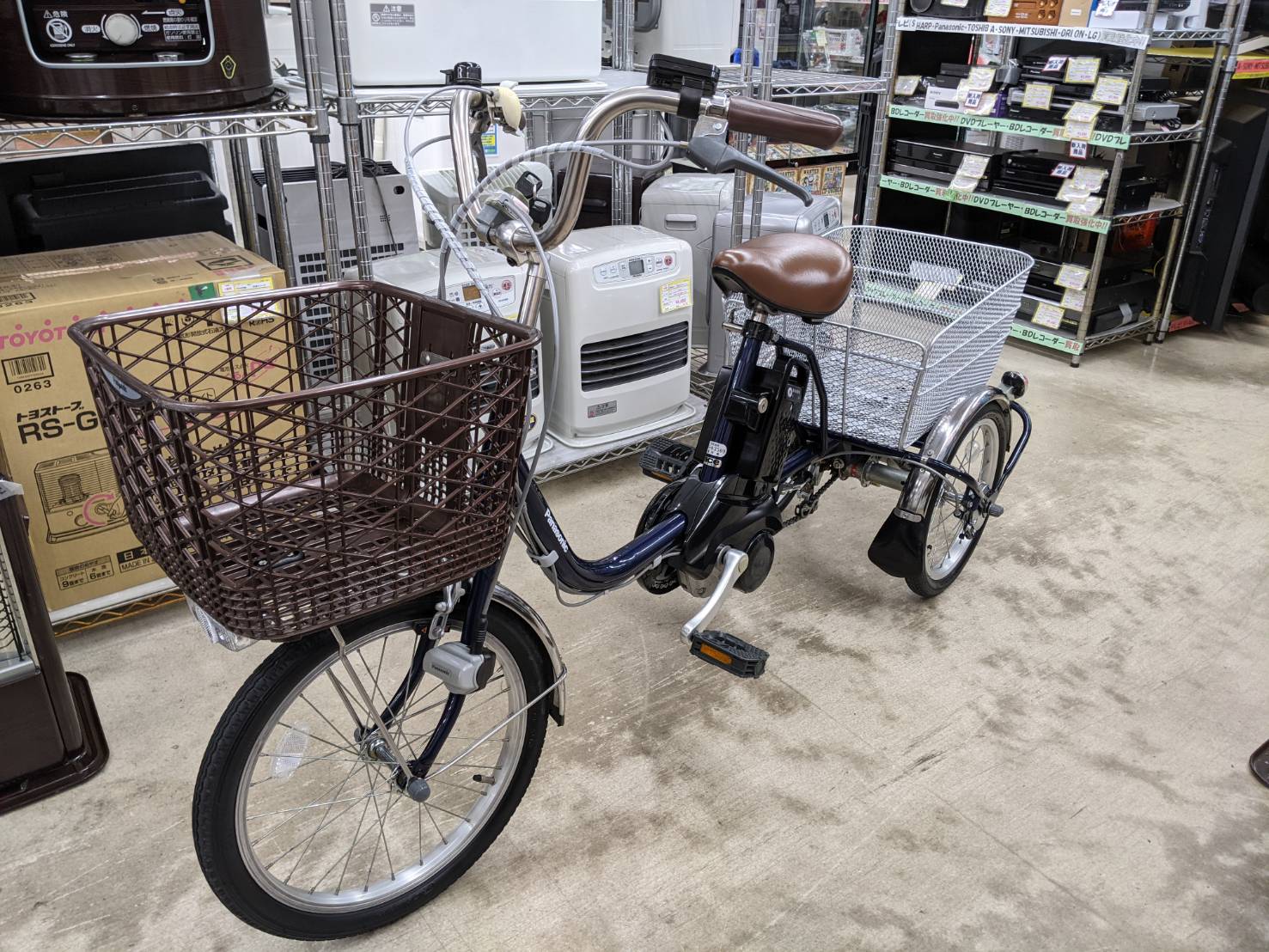 【Panasonic 電動アシスト自転車 ビビライフ BE-ELR832V 18型 内装3段変速 2018年モデル USブルー パナソニック 】お買取り致しました!⭐️福岡市 城南区 リサイクルショップ リサイクルマート片江店⭐️ - リサイクルマートは現在冷蔵庫の買取、家具の買取強化中です！お気軽にお問い合わせください。