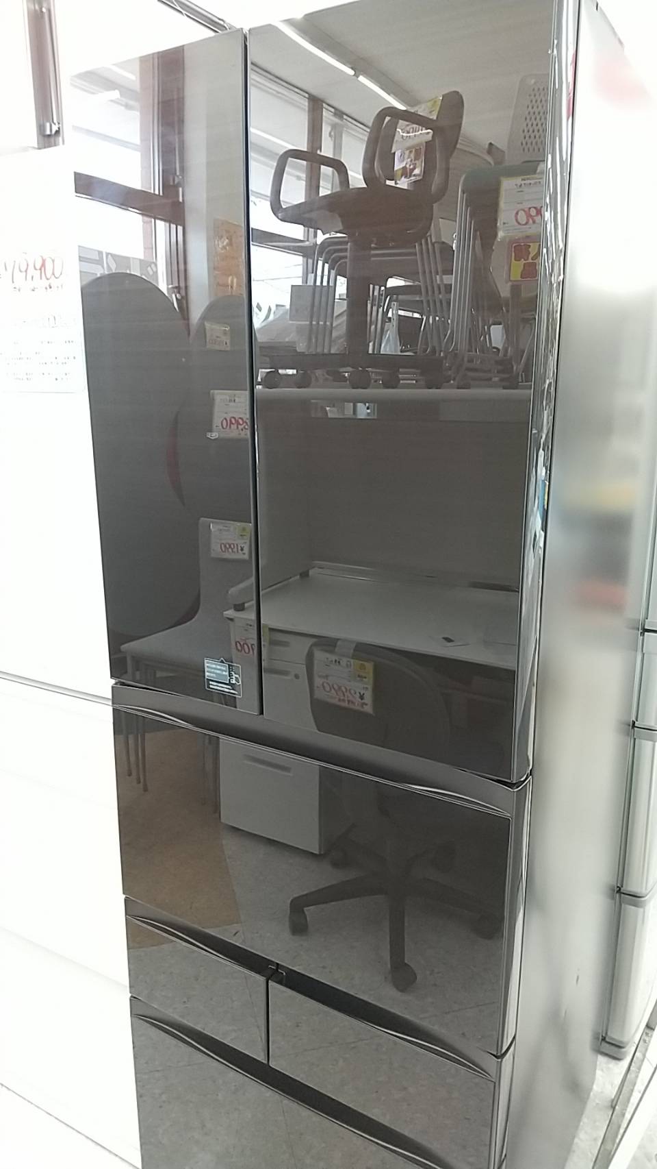 【TOSHIBA 東芝 508L冷蔵庫 2014年製 GR-H510FV(ZM) マジック大容量】を買取致しました！！ - リサイクルマートは現在冷蔵庫の買取、家具の買取強化中です！お気軽にお問い合わせください。