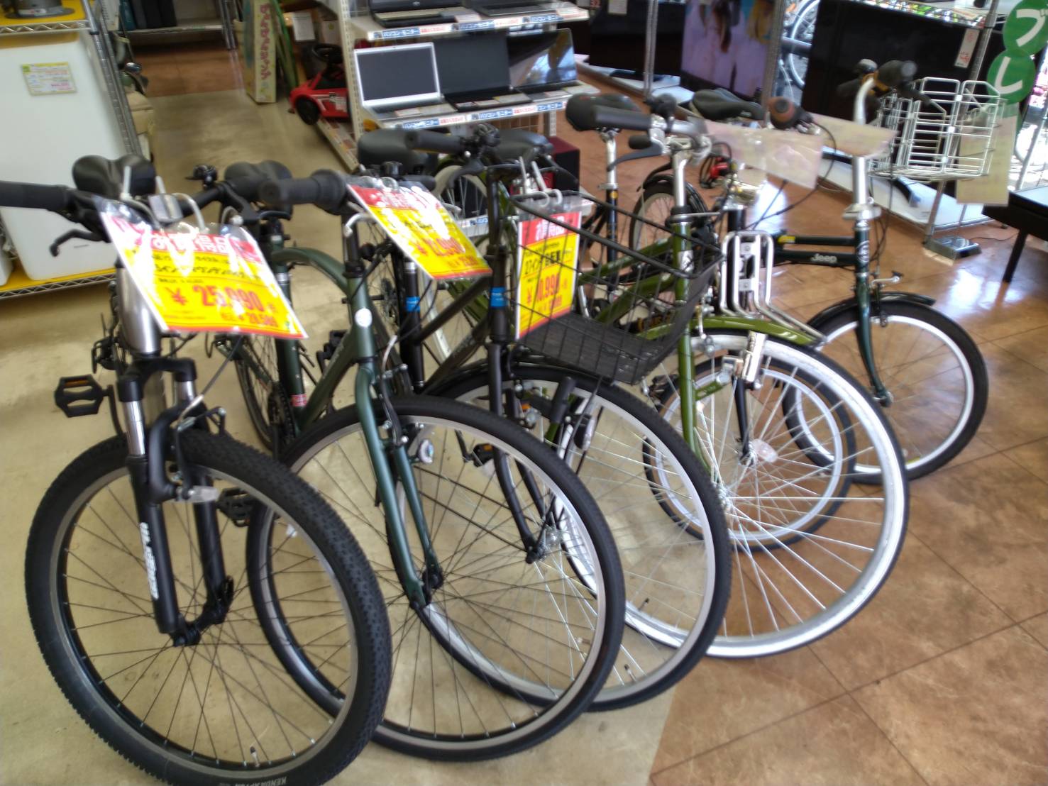 【中古自転車】続々と入荷中です！！