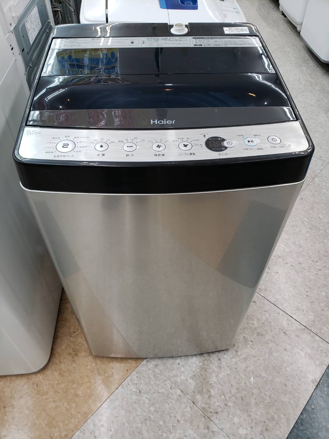 【Haier　ハイアール/5.5kg洗濯機　JW-XP2C55E　2019年製】お買取させて頂きました。 - リサイクルマートは現在冷蔵庫の買取、家具の買取強化中です！お気軽にお問い合わせください。