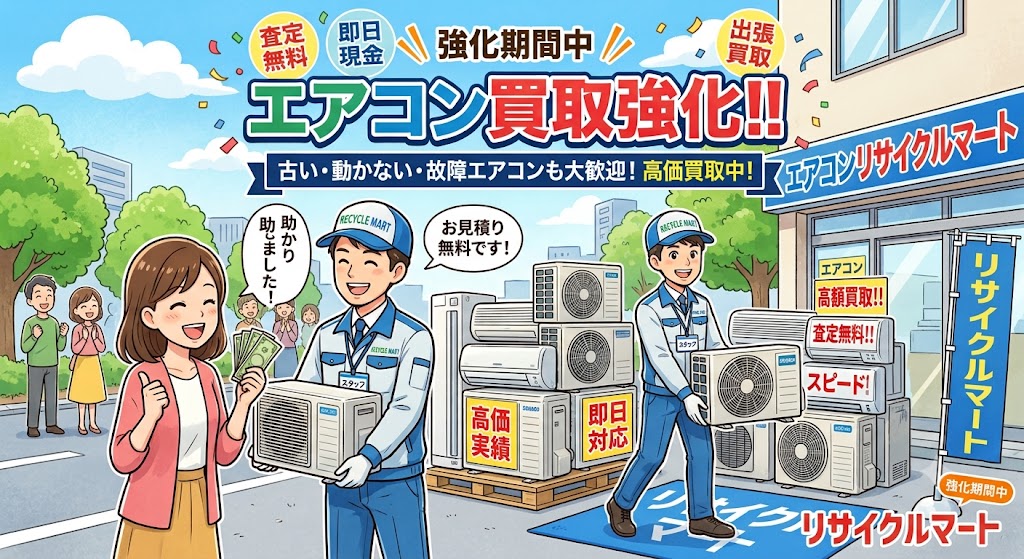 【知っていましたか？】噂の「2027年エアコン問題」とは？買い替え＆売却は今がチャンス！エアコン高価買取中！❄️