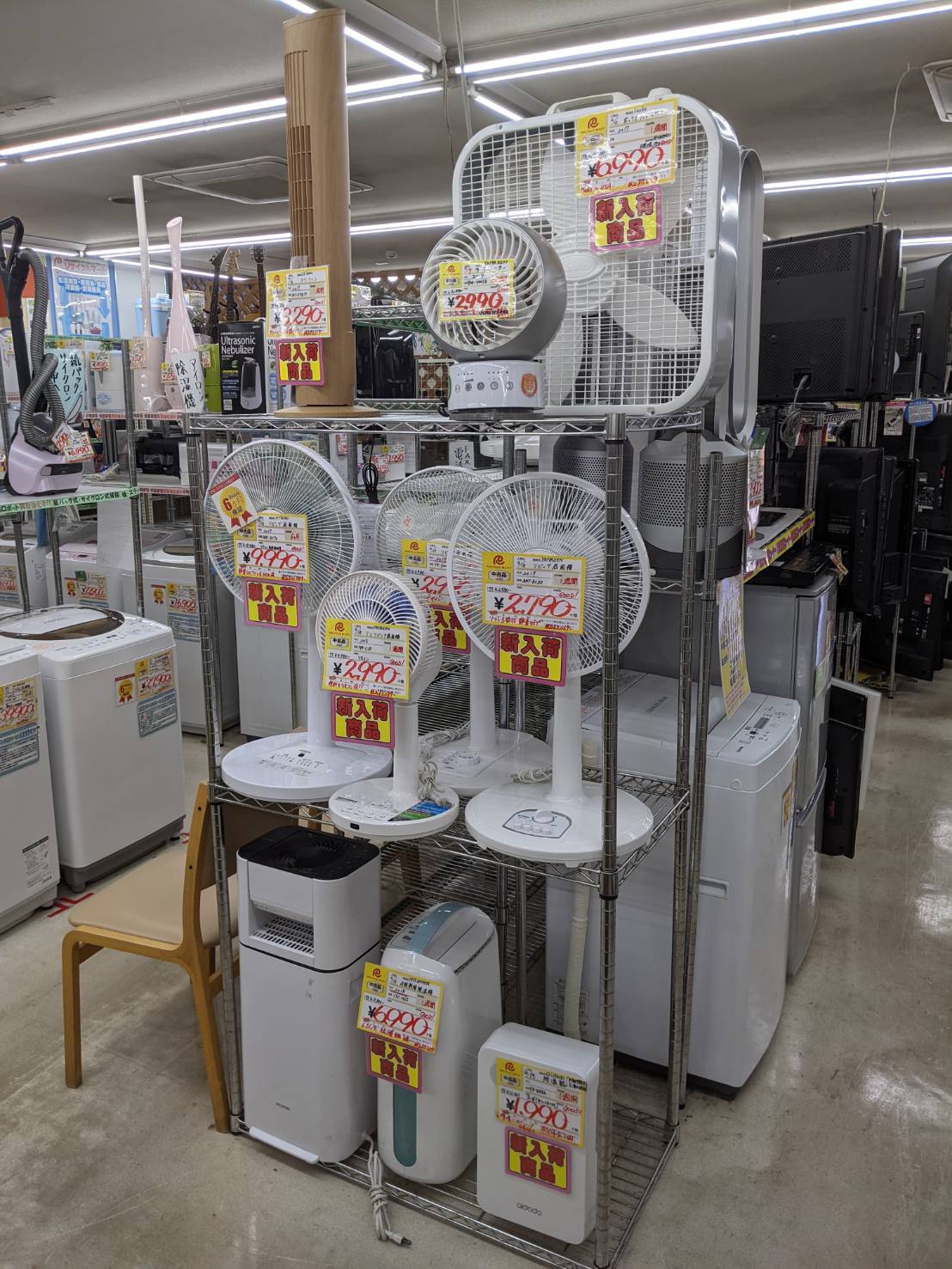 夏物家電、販売中！！