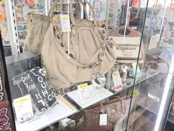 miu miu ミュウミュウ BURBERRY バーバリー ブランドバッグ 福岡市西区買取