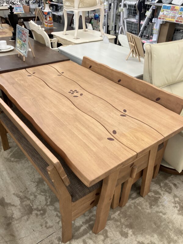 【ベンチタイプダイニング　大川家具】お買取り致しました！ - リサイクルマートは現在冷蔵庫の買取、家具の買取強化中です！お気軽にお問い合わせください。