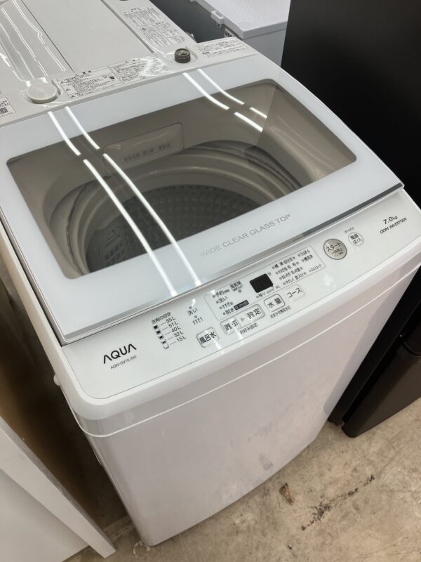 【7kg洗濯機　AQUA】お買取り致しました！ - リサイクルマートは現在冷蔵庫の買取、家具の買取強化中です！お気軽にお問い合わせください。
