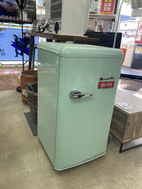 【レトロデザイン/Grand Line/60L冷凍庫/GLE-F60GR/2023年製/グランドライン】をお買取致しました！！ - リサイクルマートは現在冷蔵庫の買取、家具の買取強化中です！お気軽にお問い合わせください。
