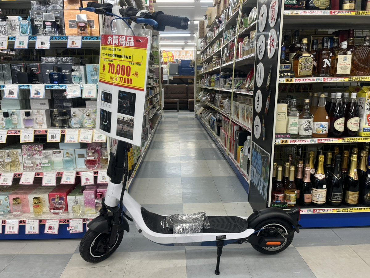 EVEREST XING EX15 PRO 10インチ特定小型原付自転車/電動キックボード/をお買取りさせていただきました。