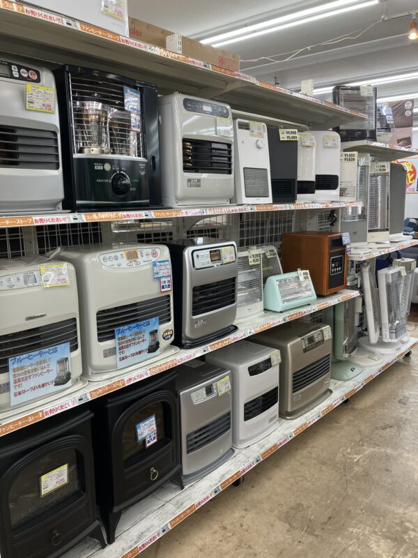 【冬物家電 石油ファンヒーター・石油ストーブなど】販売開始しました!!