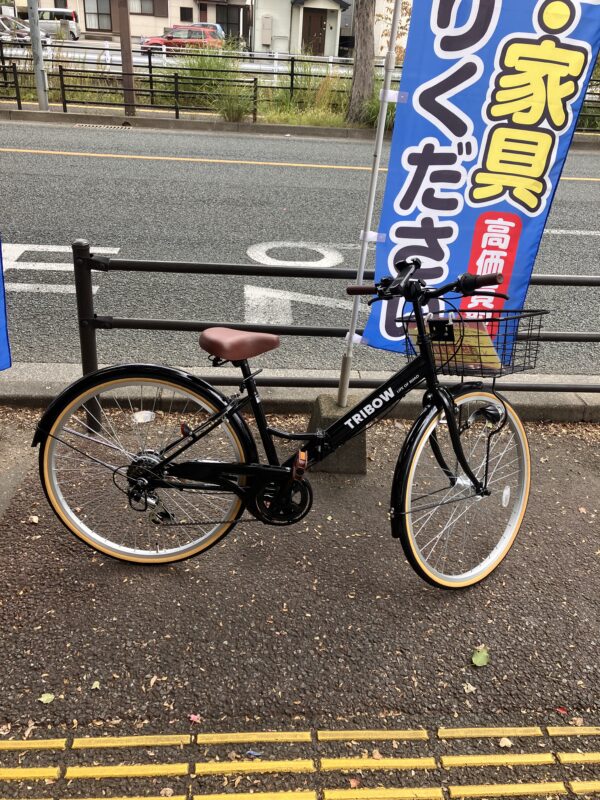 【TRIBOW/26インチ折り畳み自転車/軽快車/シマノ6段変速ギア/オートライト】をお買取致しました！！ - リサイクルマートは現在冷蔵庫の買取、家具の買取強化中です！お気軽にお問い合わせください。