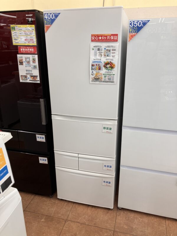 【超高年式 2025年製!! TOSHIBA 411L冷蔵庫 GR-Y41GH 大型冷蔵庫 ファミリー冷蔵庫  VEGETA 東芝】をお買取致しました！！ - リサイクルマートは現在冷蔵庫の買取、家具の買取強化中です！お気軽にお問い合わせください。
