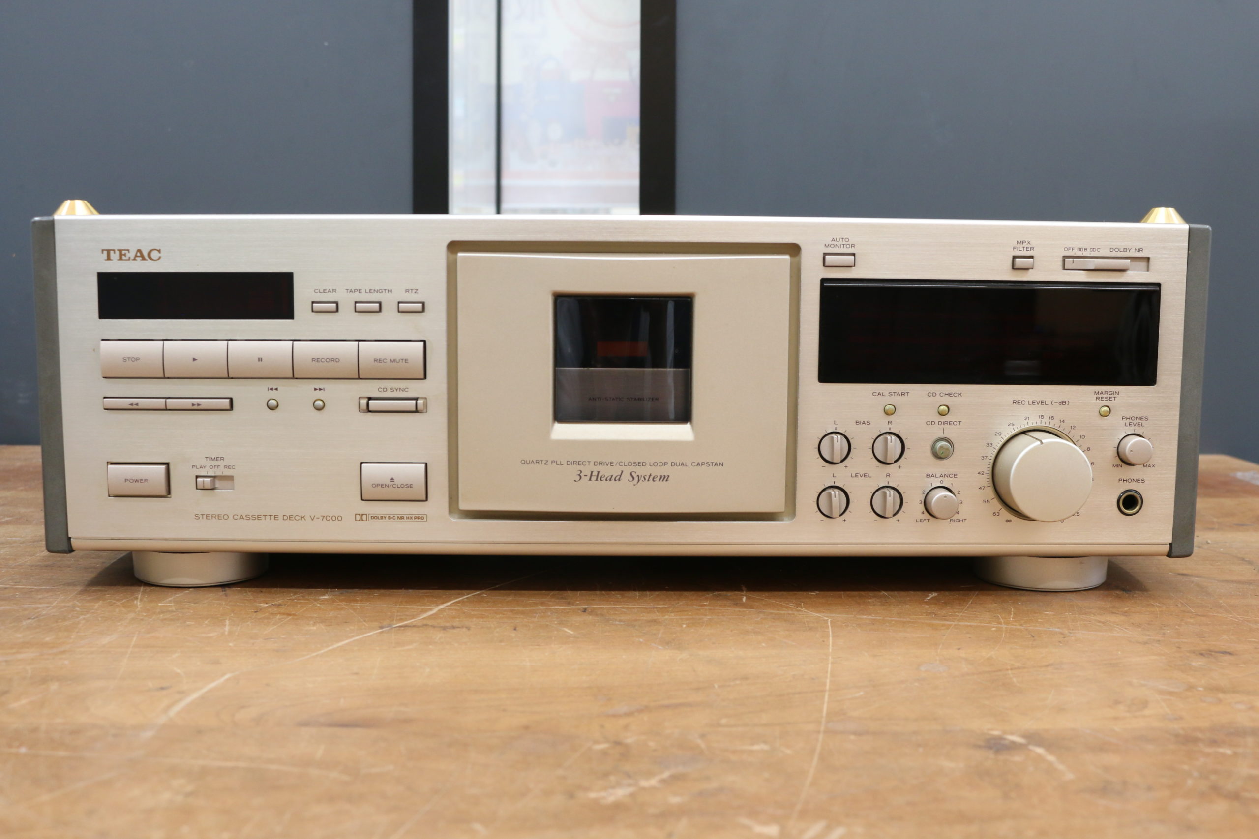 TEAC/ティアック V-7000 3ヘッド ステレオカセットデッキ オーディオ機器を買取させて頂きました！！ - リサイクルマートは現在冷蔵庫の買取、家具の買取強化中です！お気軽にお問い合わせください。