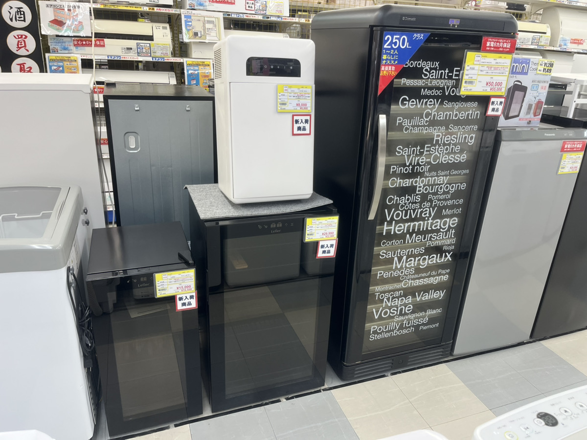 【1点モノ】憧れのワインセラーがこの価格で！セカンド冷凍庫もお得に入荷。