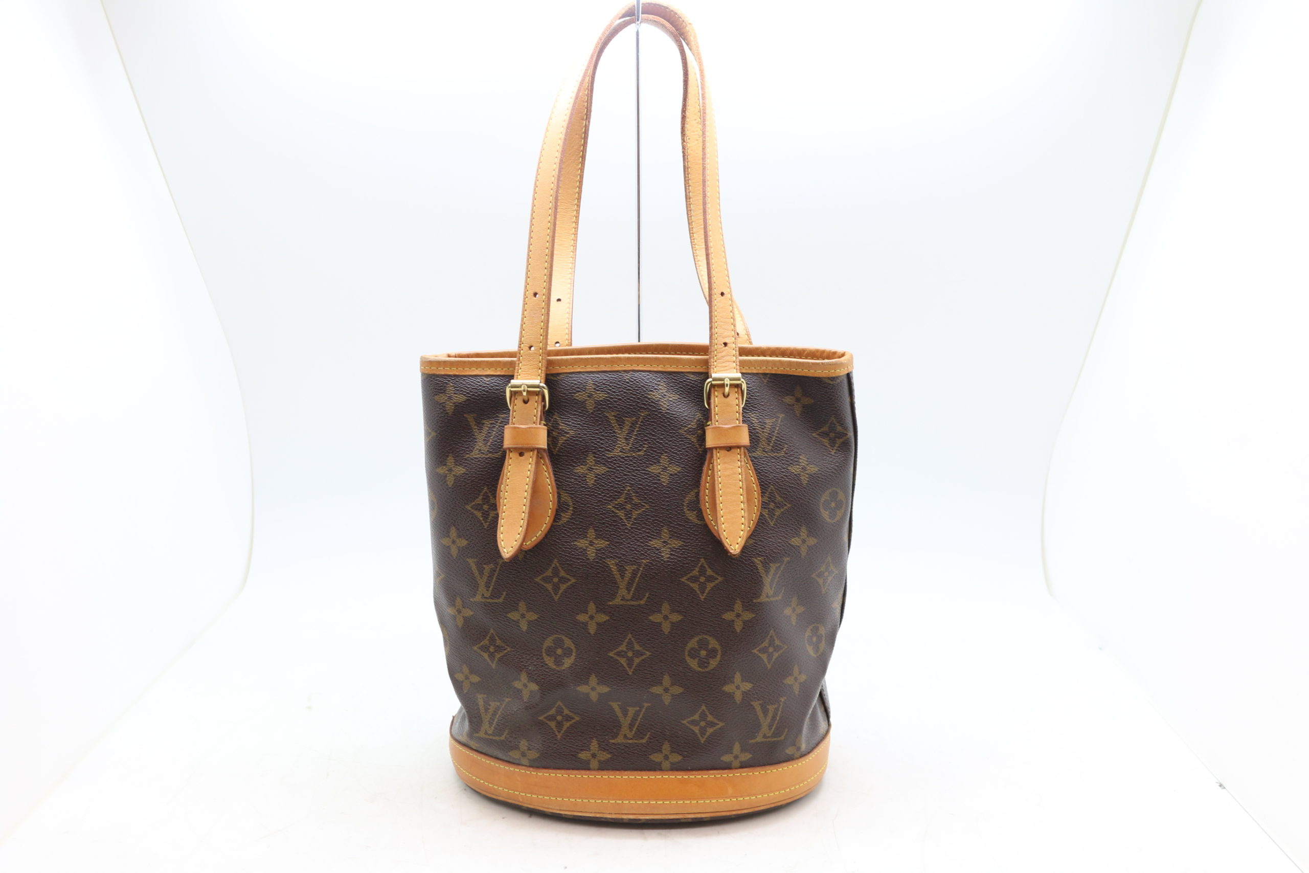 Louis Vuitton/ルイヴィトン M42238 プチバケット ハンドバッグ ショルダーバッグ バケツ モノグラム - リサイクルマートは現在冷蔵庫の買取、家具の買取強化中です！お気軽にお問い合わせください。