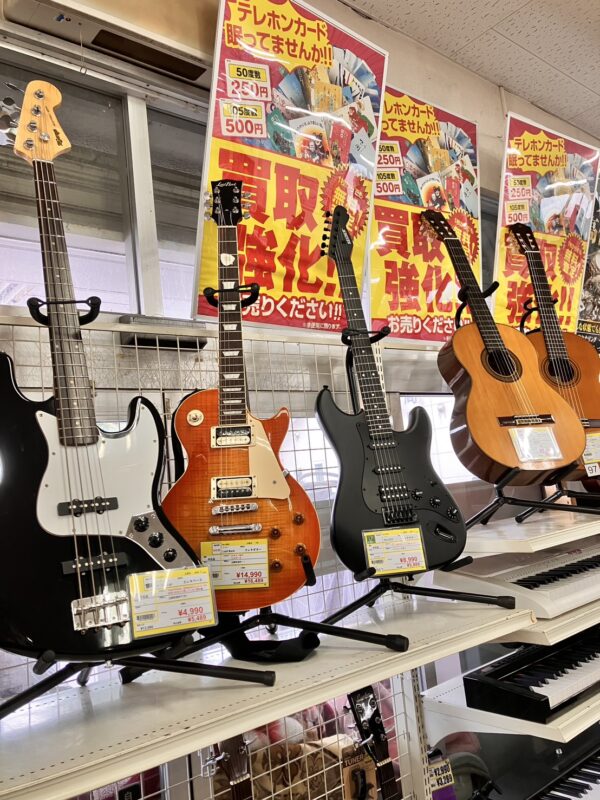 ギター・ベース・電子ピアノなど高価買取！憧れの楽器も見つかるかも？🎸🥁🎹