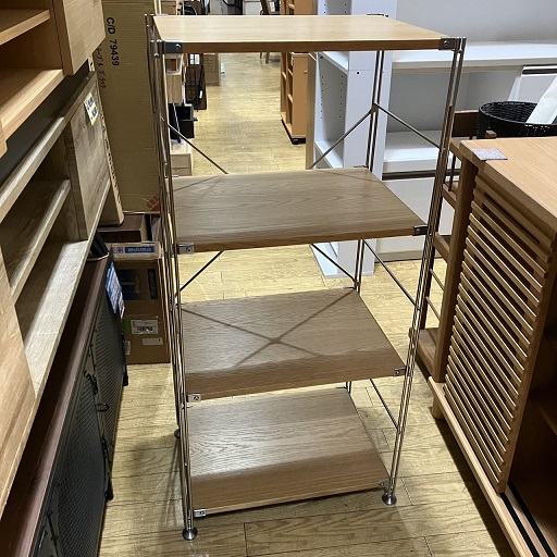 【 無印良品 ステンレスユニットシェルフ 】お買取りいたしました(^▽^)/★☆★ - リサイクルマートは現在冷蔵庫の買取、家具の買取強化中です！お気軽にお問い合わせください。