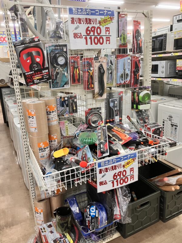 【衝撃プライス！】新品手工具「690円・1100円」均一コーナー入荷しました！DIYがもっと楽しくなる🔧✨