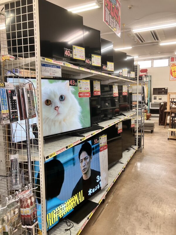 【売場リニューアル！】テレビコーナーが劇的進化！最新4Kから超大型モデルまでラインナップ大幅増量中📺✨