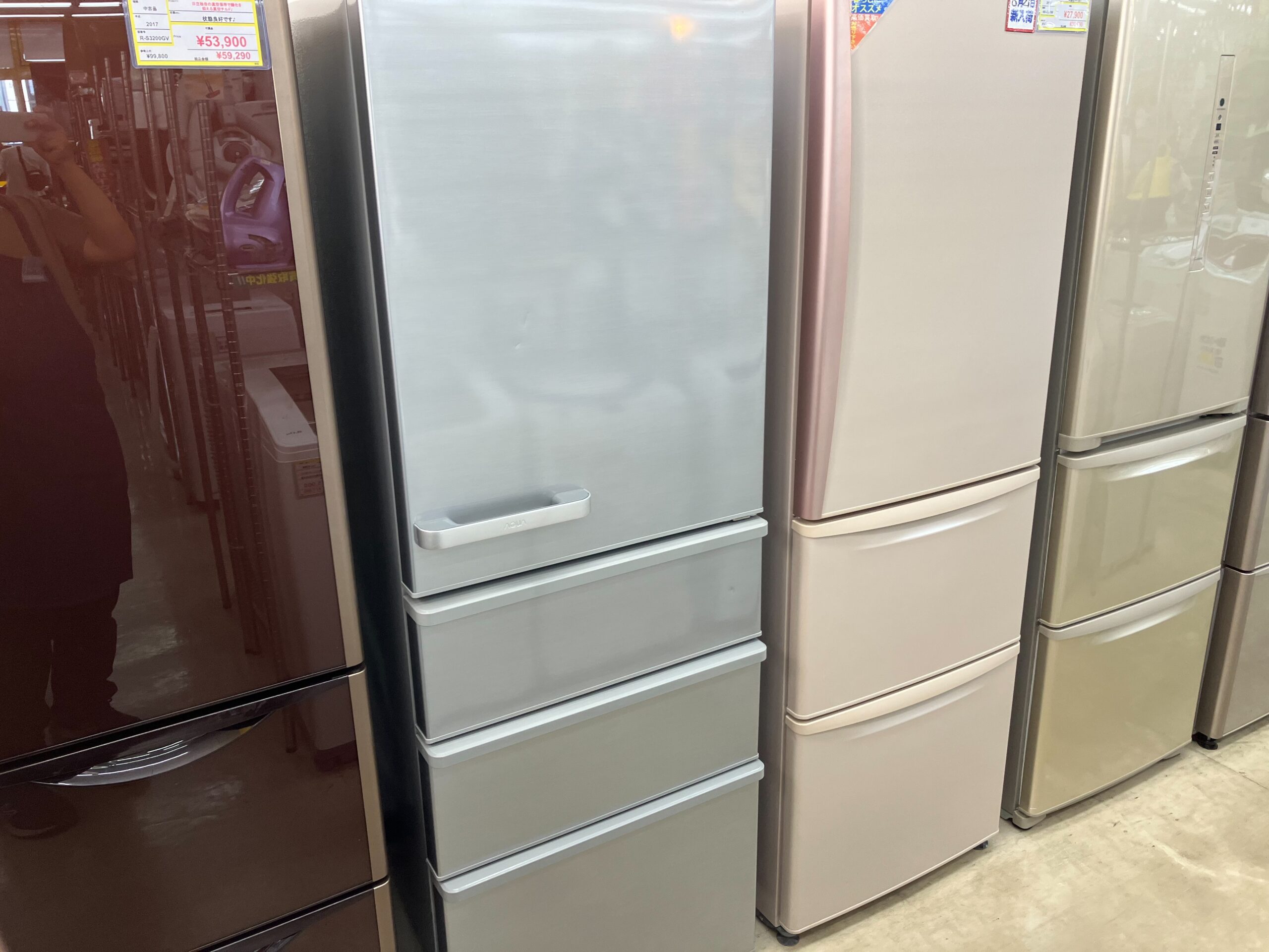 【AQUA アクア 355L冷蔵庫 AQR-36G2 2019年式】を買取いたしました! - リサイクルマートは現在冷蔵庫の買取、家具の買取強化中です！お気軽にお問い合わせください。
