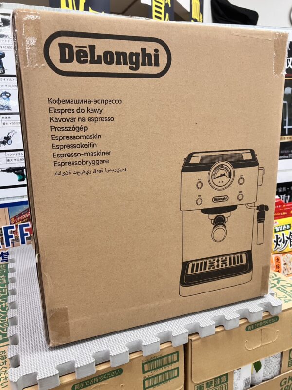 「デロンギ　Delonghi　エスプレッソ・カプチーノメーカー　EM450J-W　未開封」を買取させていただきました！🎉 - リサイクルマートは現在冷蔵庫の買取、家具の買取強化中です！お気軽にお問い合わせください。