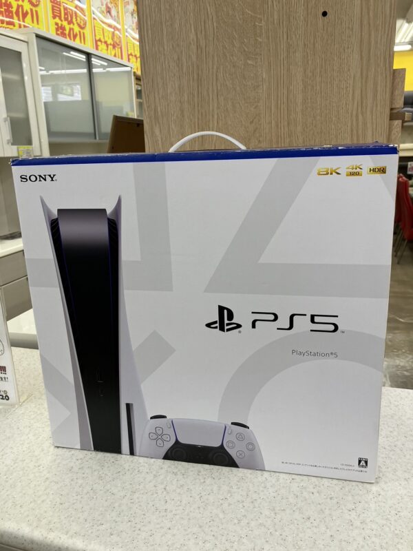 【SONY Play Station5 CFI-1000A01 プレステ5】をお買取りいたしました。 - リサイクルマートは現在冷蔵庫の買取、家具の買取強化中です！お気軽にお問い合わせください。