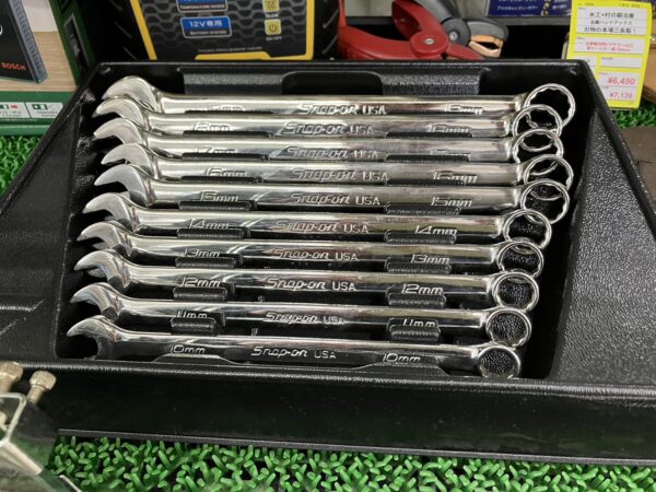 【Snap-on コンビネーションレンチ SOEXM 10～19 セット スナップオン】をお買取りいたしました。 - リサイクルマートは現在冷蔵庫の買取、家具の買取強化中です！お気軽にお問い合わせください。