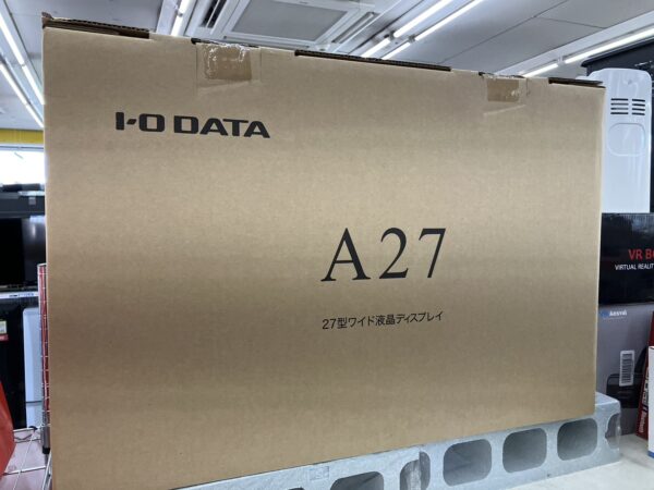 【未開封品！☆I・O DATE 27型液晶ディスプレイ CD-AH271ED PCモニター】をお買取りいたしました。 - リサイクルマートは現在冷蔵庫の買取、家具の買取強化中です！お気軽にお問い合わせください。