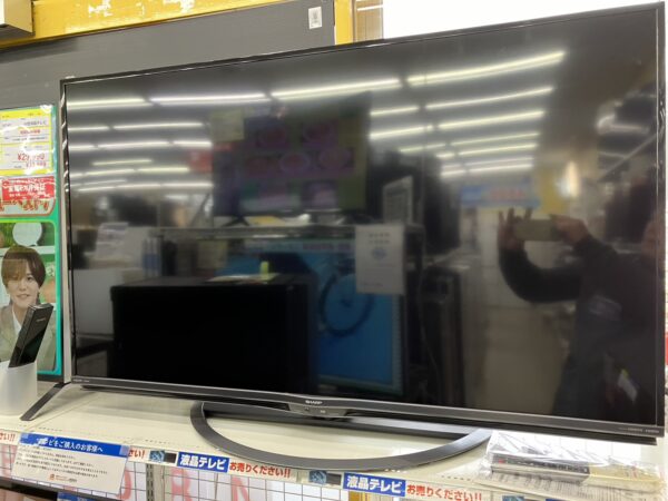SHARP 50インチ液晶テレビ 4T-C50AJ 2018年製 をお買取りいたしました。 - リサイクルマートは現在冷蔵庫の買取、家具の買取強化中です！お気軽にお問い合わせください。