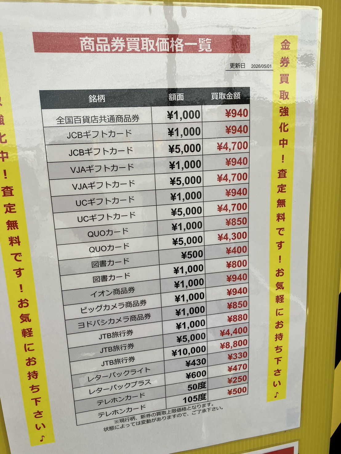 📢 糸島・福岡西エリア最高峰の熱気！【金券・ギフトカード・商品券】超絶高価買取キャンペーン開催中！！！