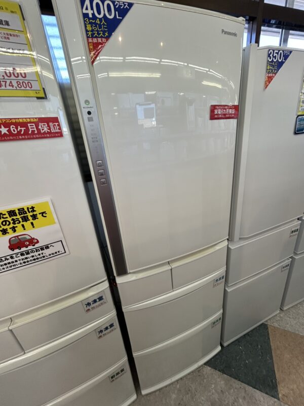 【Panasonic/パナソニック/411L冷蔵庫/2019年式/NR-EV41S5-W】お買取させて頂きました！！ - リサイクルマートは現在冷蔵庫の買取、家具の買取強化中です！お気軽にお問い合わせください。
