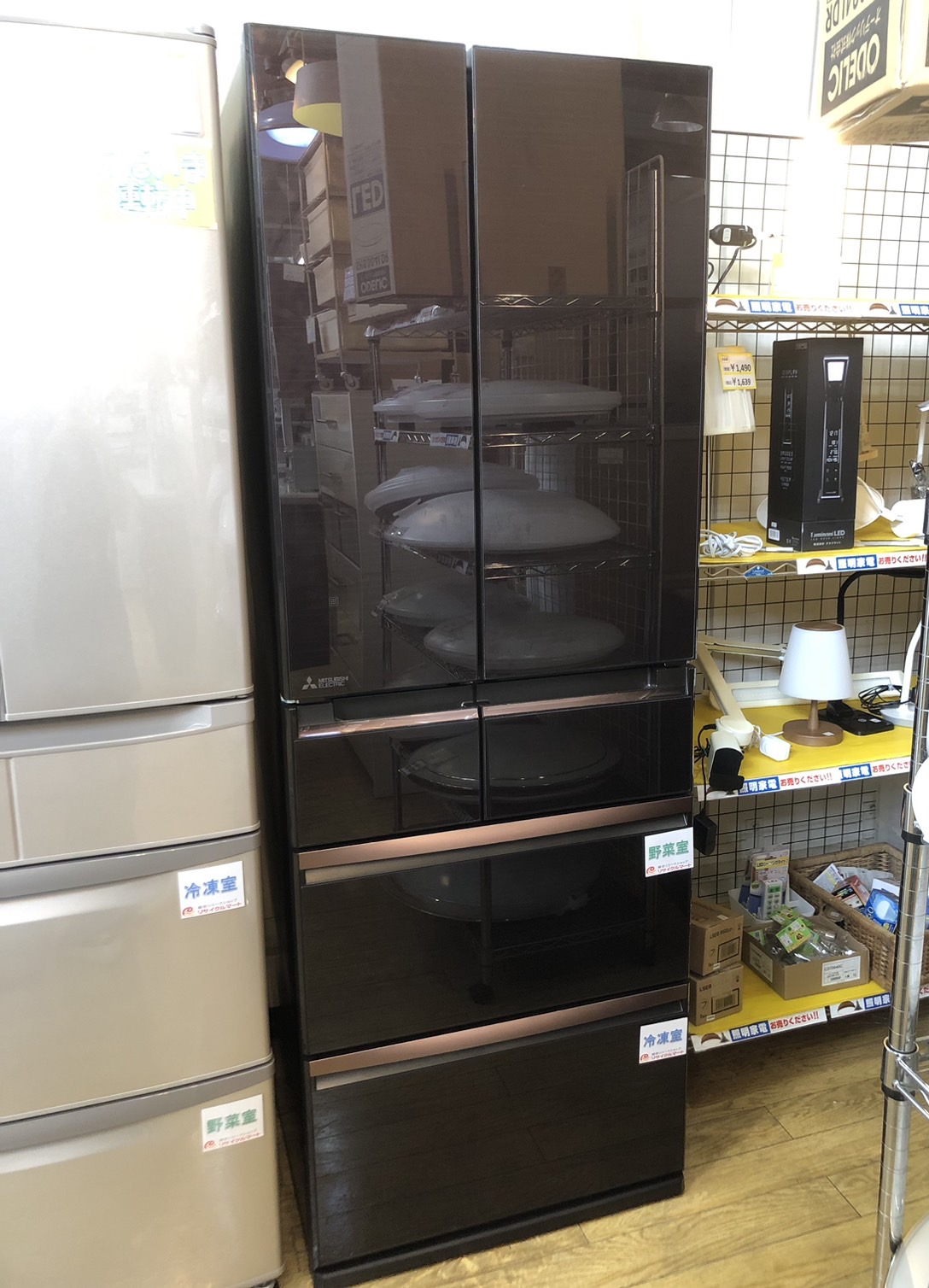 【 2017年製 MITSUBISHI 517L冷蔵庫 MR-WX52A-BR1 三菱】お買取りしました! - リサイクルマートは現在冷蔵庫の買取、家具の買取強化中です！お気軽にお問い合わせください。