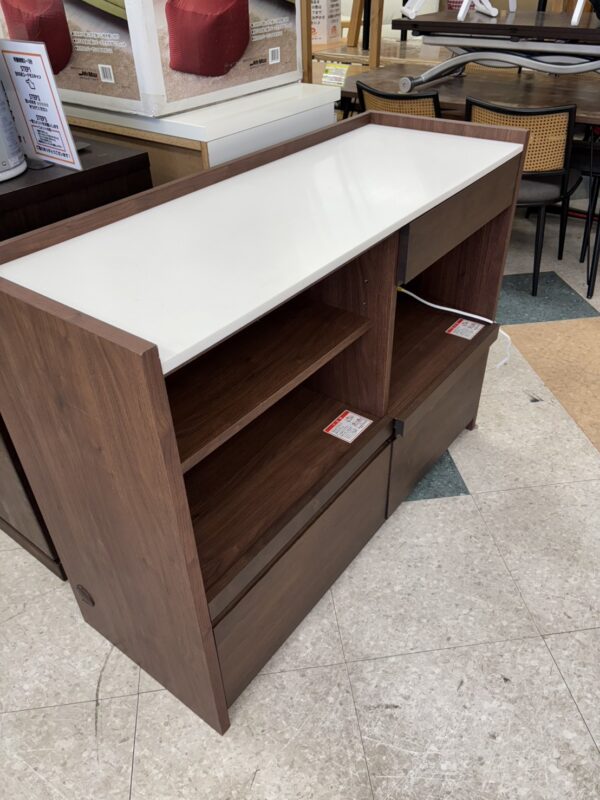 【堀田木工/キッチンカウンター/120cm幅広設計で収容も上置きもバッチリ！！】をお買取させて頂きました！！ - リサイクルマートは現在冷蔵庫の買取、家具の買取強化中です！お気軽にお問い合わせください。