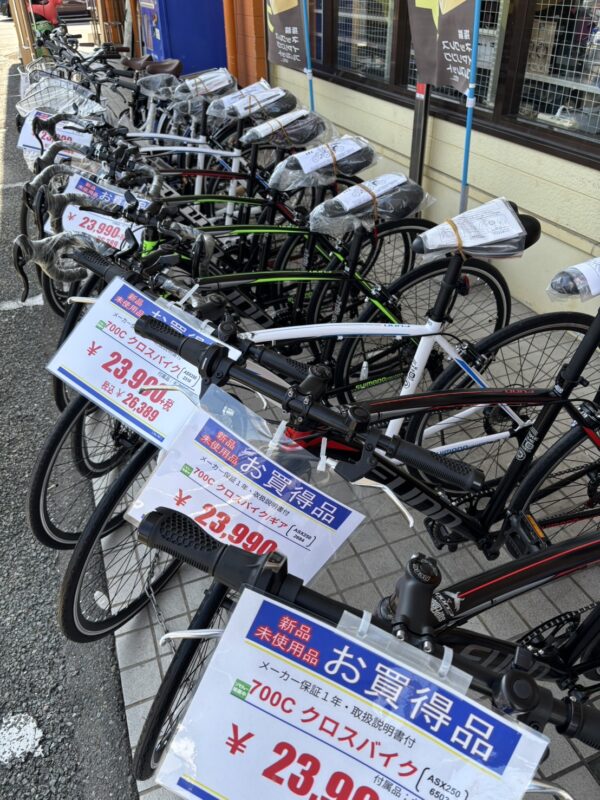 🚴未使用自転車たくさん入りました!!是非ご来店ください(*´▽`*)🚲