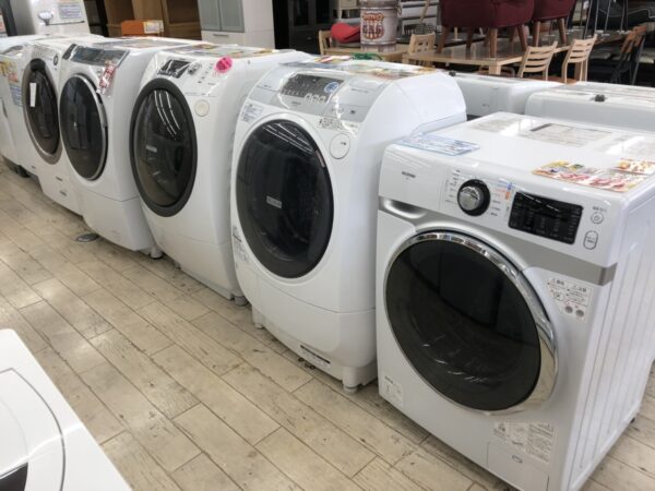 ドラム式洗濯機が10台入荷致しました！！お値段も３万円以内からございます！！ - リサイクルマートは現在冷蔵庫の買取、家具の買取強化中です！お気軽にお問い合わせください。