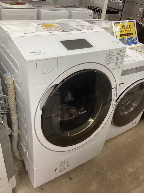 【TOSHIBA/東芝 12/7kgドラム式洗濯乾燥機 2021年製 ZABOON（ザブーン）TW-127X9】をお買取致しました！！ - リサイクルマートは現在冷蔵庫の買取、家具の買取強化中です！お気軽にお問い合わせください。