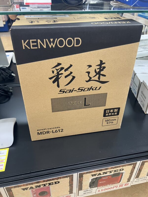 【KENWOOD】デジタルルームミラー型ドラレコ「彩速 MDR-L612」をお買取り！開封済み・未使用品！福岡県大野城市でのドラレコ・カーナビ・カー用品の買取ならリサイクルマート大野城店へ - リサイクルマートは現在冷蔵庫の買取、家具の買取強化中です！お気軽にお問い合わせください。