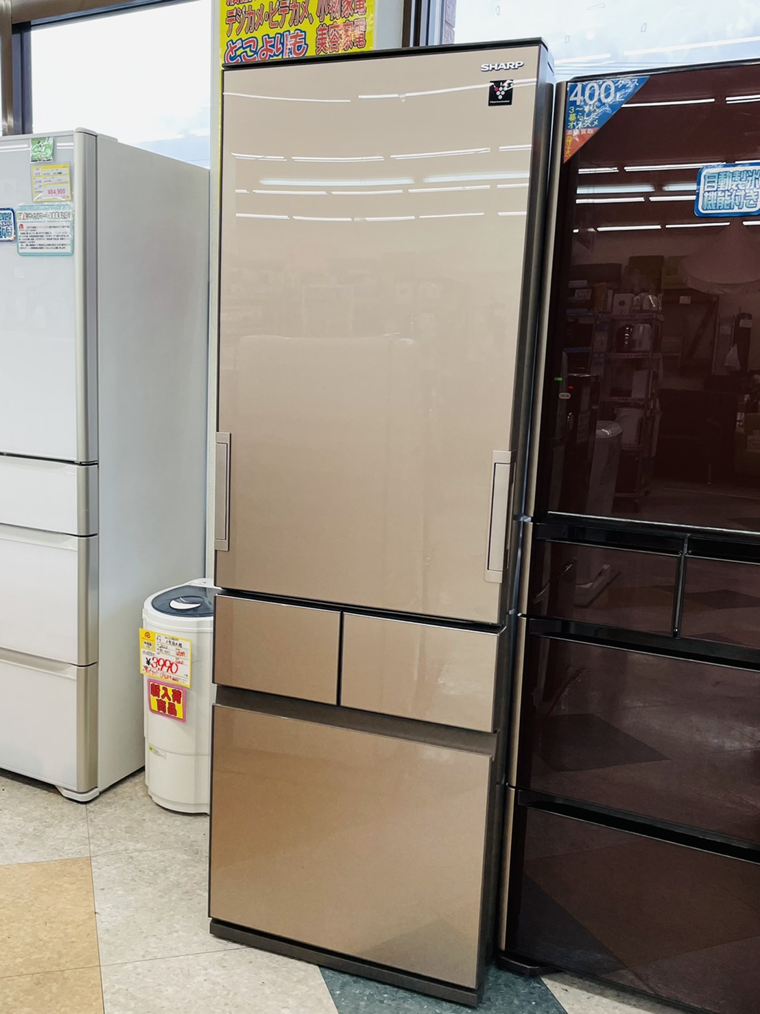 【SHARP(シャープ) / 415Lファミリー冷蔵庫 / 2018年 / SJ-GT42D】買い取りさせて頂きました！！ - リサイクルマートは現在冷蔵庫の買取、家具の買取強化中です！お気軽にお問い合わせください。