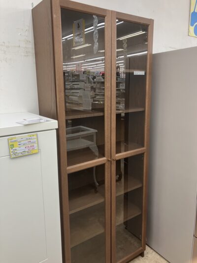 【ガラスキャビネット　壁用収納家具　IKEA / イケア　本棚】買取致しました！⭐糟屋郡 志免町 リサイクルショップ リサイクルマート志免店⭐ - リサイクルマートは現在冷蔵庫の買取、家具の買取強化中です！お気軽にお問い合わせください。