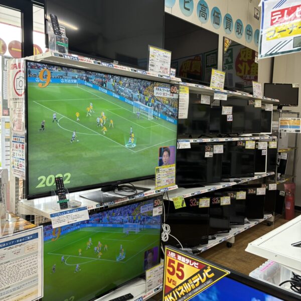 ⚽📺24型から60型まで！大小さまざまな液晶テレビを販売中！📺⚽