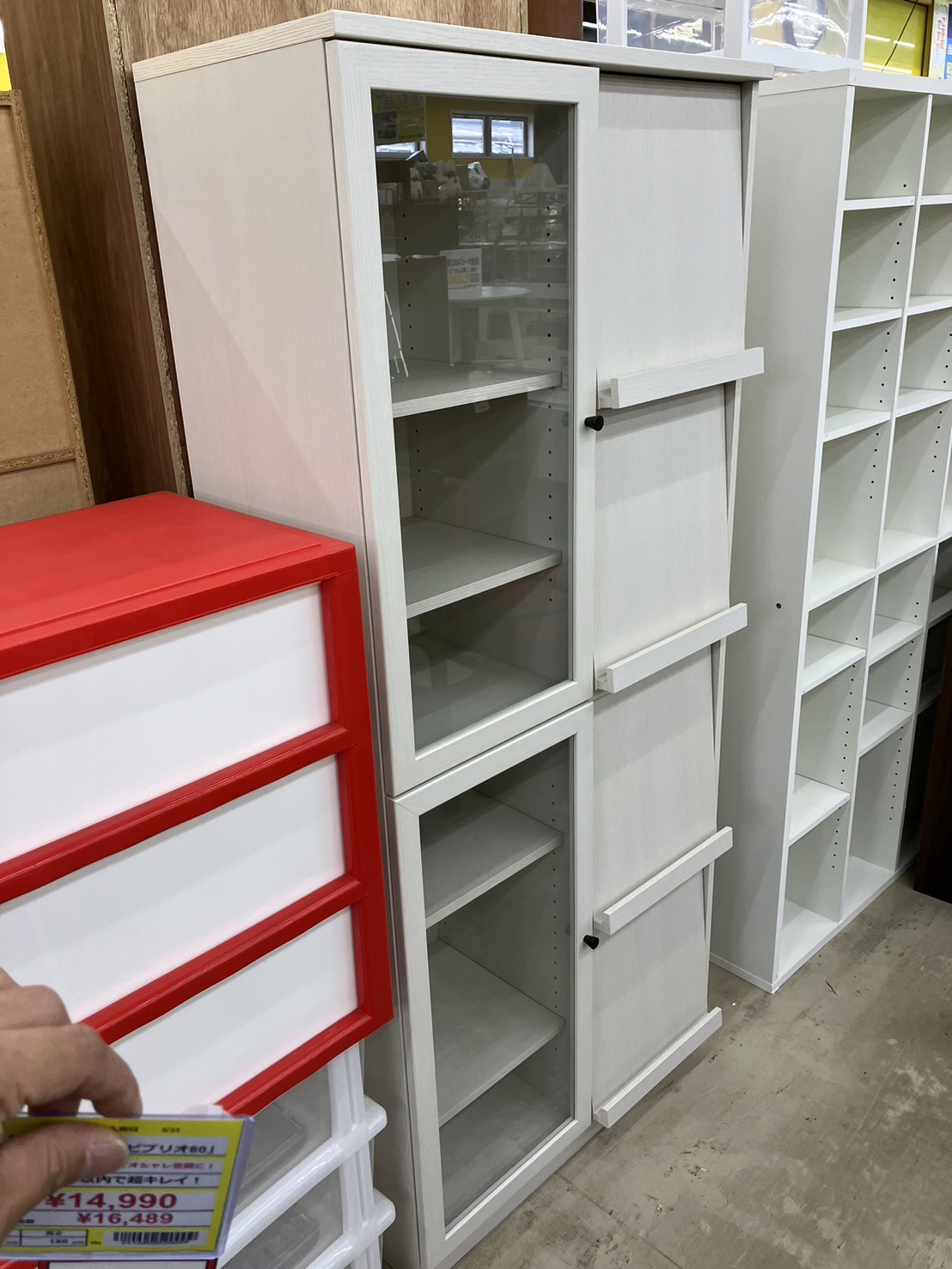 本日は【NITORI　ニトリ　フラップ書棚　ビブリオ80】を買取いたしました！ - リサイクルマートは現在冷蔵庫の買取、家具の買取強化中です！お気軽にお問い合わせください。