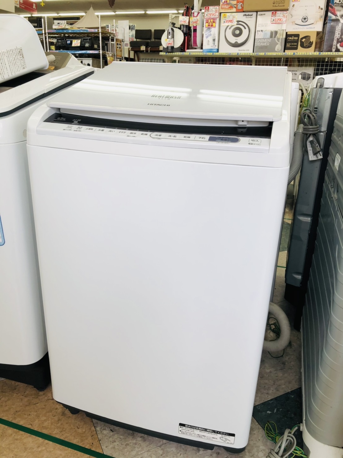【HITACHI(日立) /  BEATWASH(ビートウォッシュ) /  9/5kgドラム式洗濯機 /  2018年式 /  BW-DV90CE6 】買取させて頂きました！！ - リサイクルマートは現在冷蔵庫の買取、家具の買取強化中です！お気軽にお問い合わせください。