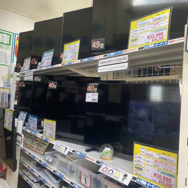 🏠🌸新生活応援🌸🏠大型テレビ大量入荷🌸買い換えはリサイクルマートで🌸