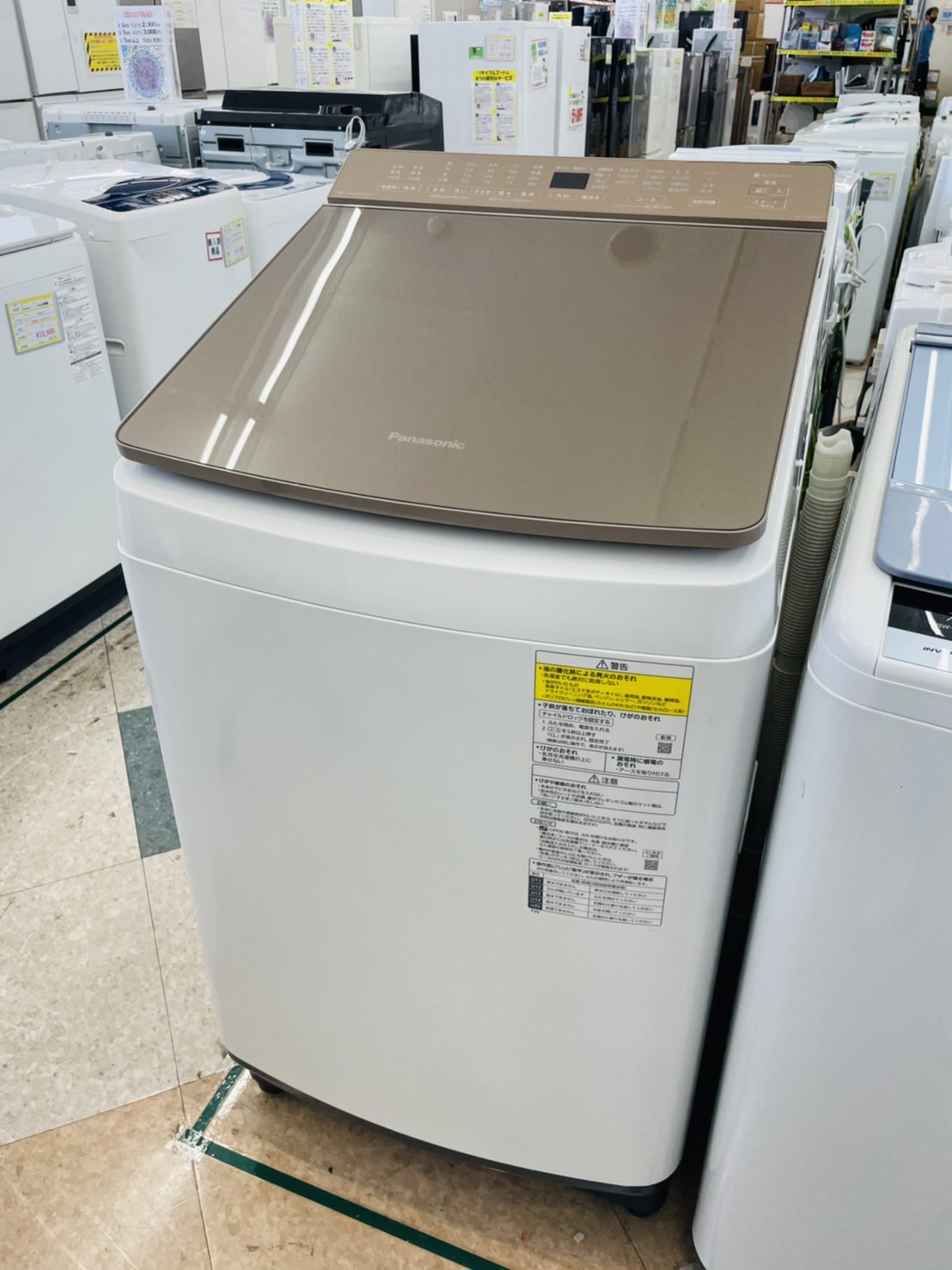 【Panasonic(パナソニック) / 9.0kg洗濯機 / NA-FW90K7 / 2019年 】買い取りさせて頂きました！！ - リサイクルマートは現在冷蔵庫の買取、家具の買取強化中です！お気軽にお問い合わせください。