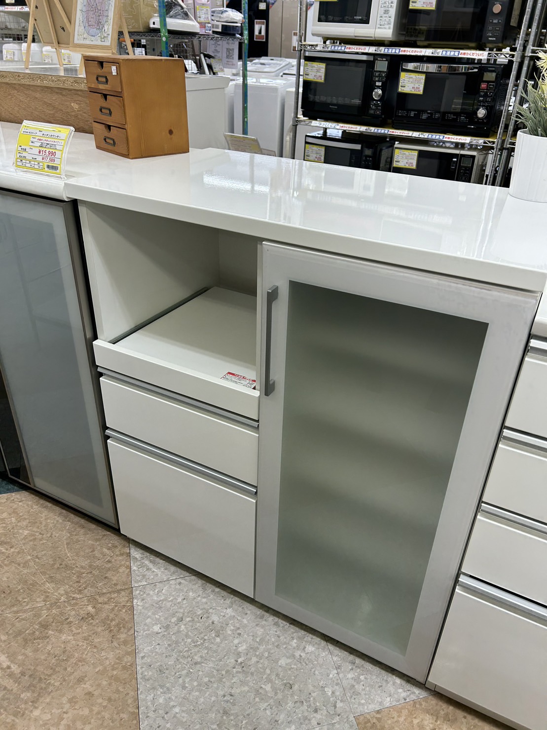 【NITORI/キッチンカウンター】買取させて頂きました！！ - リサイクルマートは現在冷蔵庫の買取、家具の買取強化中です！お気軽にお問い合わせください。